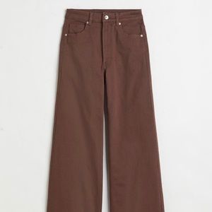 H&M Divided Wide Leg Twill Pants